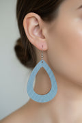 Sasha Medium Blue Denim Earrings