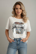 Jali White w/Silver Lip T-shirt