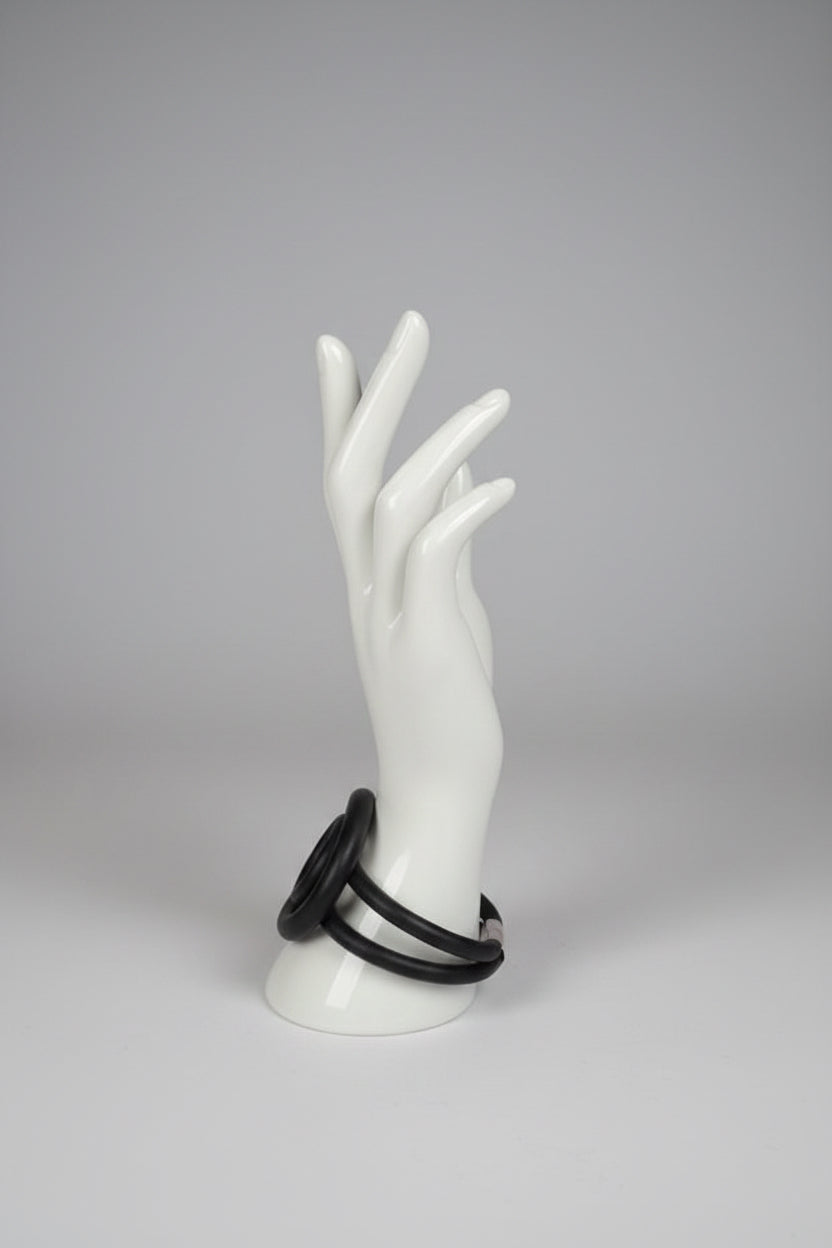 Charlie Black Geometric Bracelet