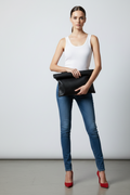 Kami Black Clutch