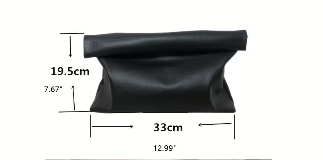 Kami Black Clutch