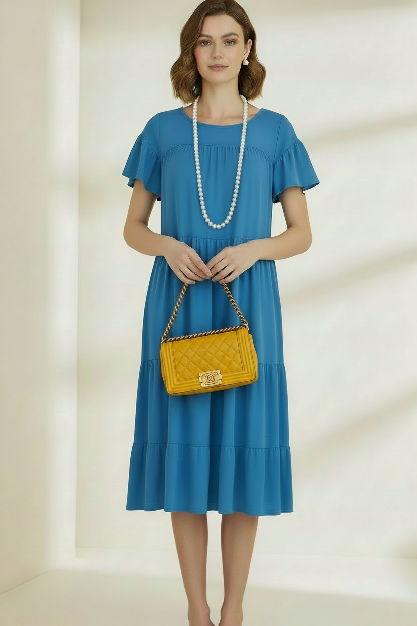 Oakley Peacock Blue Dress sz 2x