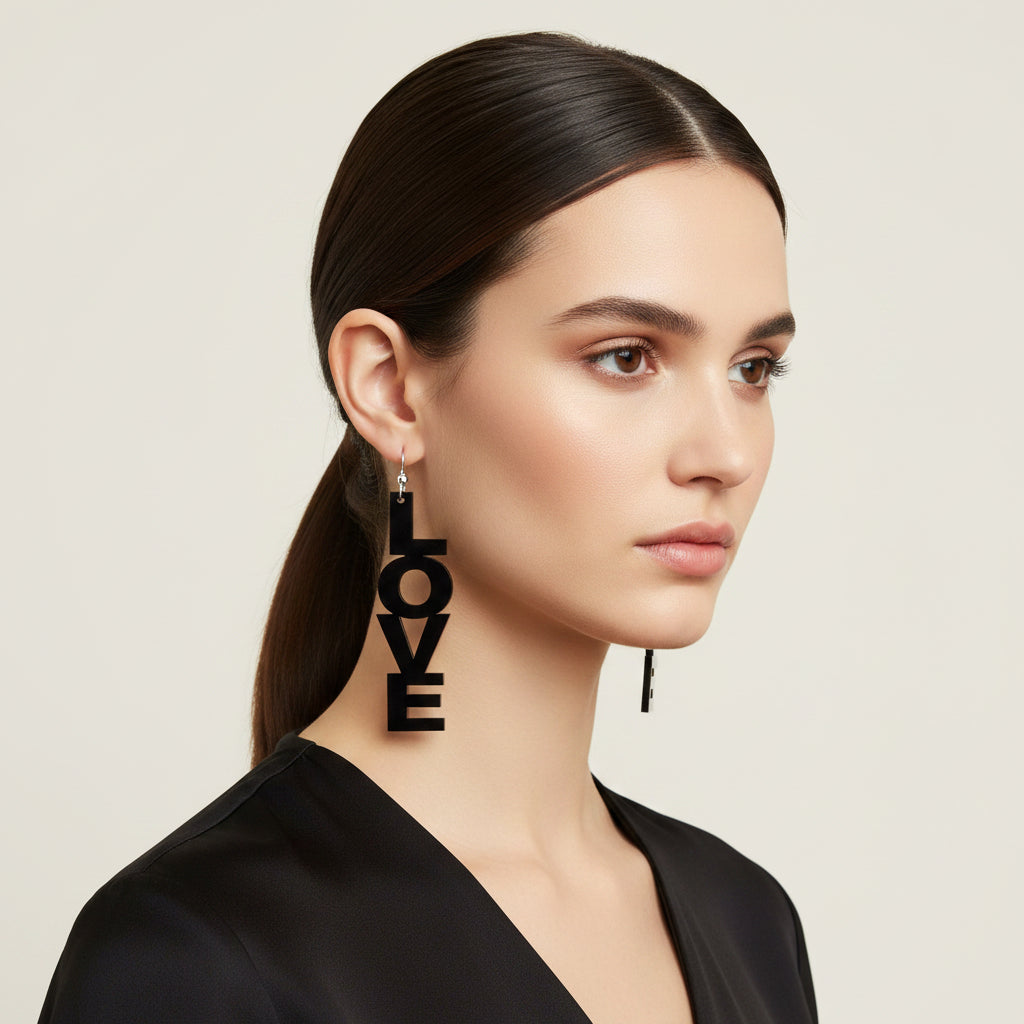 L.O.V.E Dangle Earrings