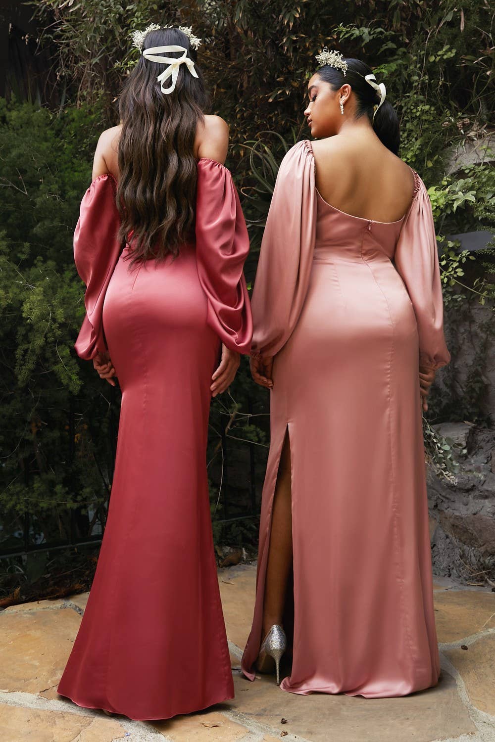 Simone Long Sleeve Off Or On Shoulder Dress