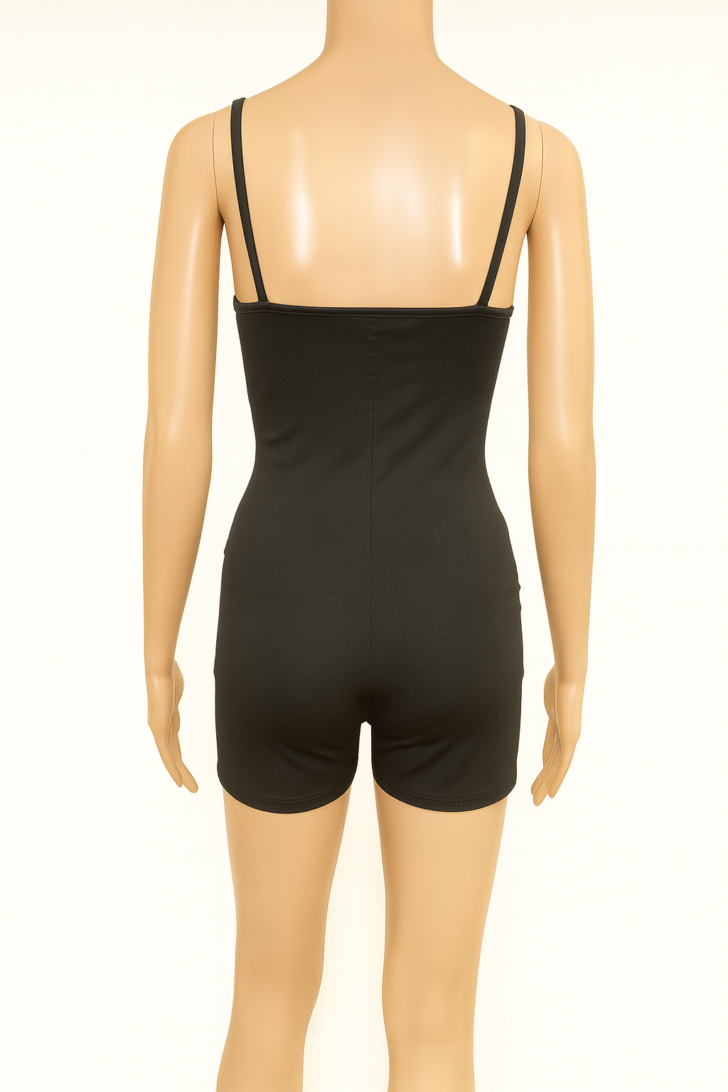 Aaliyah Black One Piece Bodysuit Shorts
