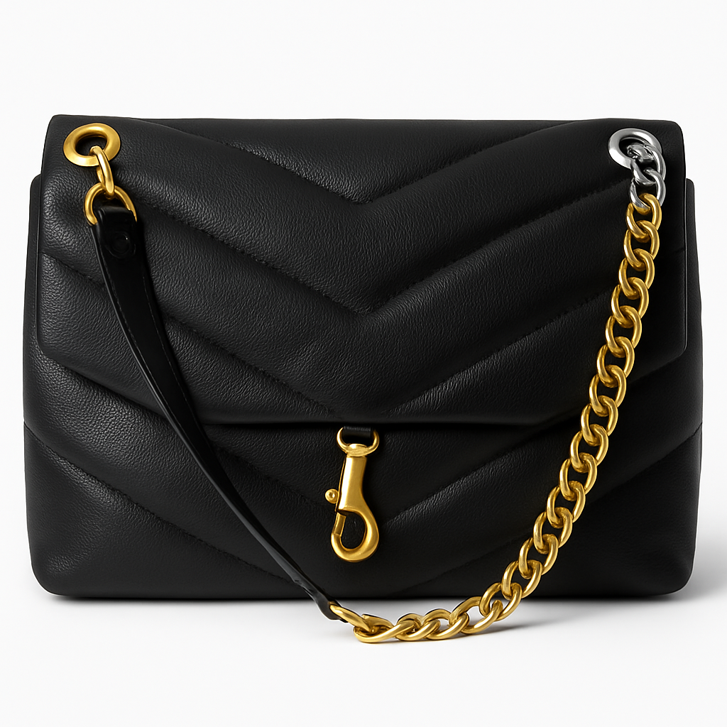 Rebecca Minkoff Black/Gold Shoulder Bag