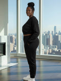 Amy French Terry Pullover & Joggers Set (Curvy/Plus)