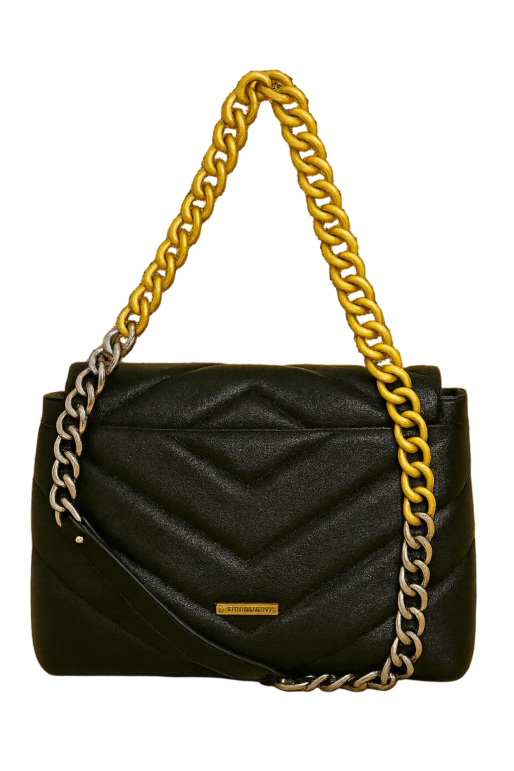 Rebecca Minkoff Black/Gold Shoulder Bag