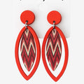 Pendientes Rojos Multicolor