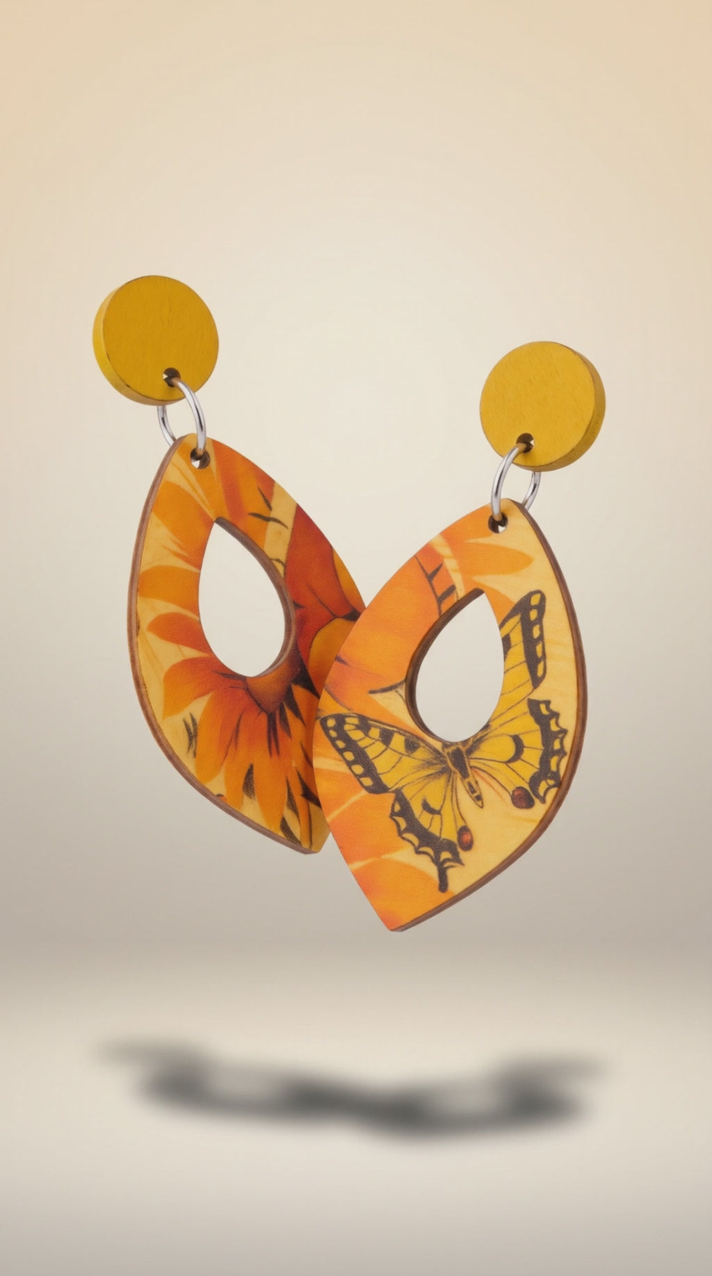 Butterfly Wooden Earrings
